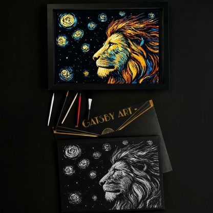 Calma Natural – Kit de Arte para Rascar