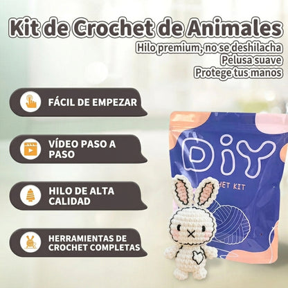 Kit Premium de Amigurumi Conejo DIY