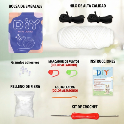 Kit Premium de Amigurumi Conejo DIY